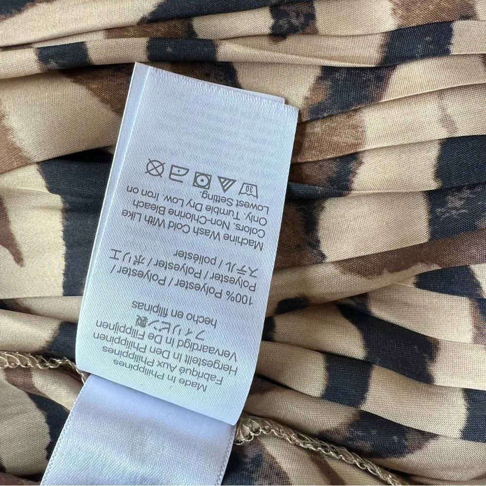 J. Crew Silky Animal Print Mini Skirt in Size 12